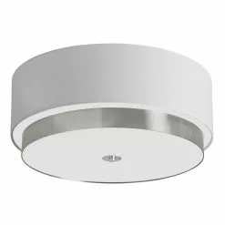 Dainolite Larkin Flush Mount Light - 4-Light - 20-in - White