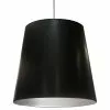 Dainolite Oversized Drum Pendant Light - 1-Light - 32-in X 32-in - Black