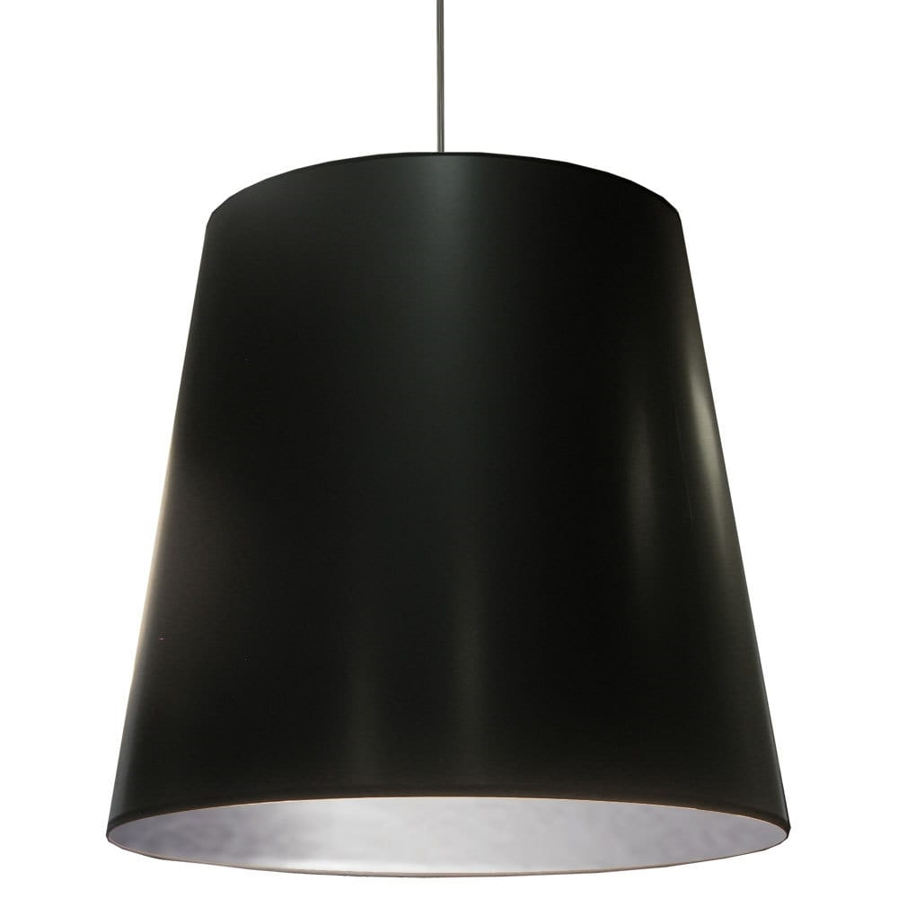 Dainolite Oversized Drum Pendant Light - 1-Light - 32-in X 32-in - Black 3 Dainolite Oversized Drum Pendant Light - 1-Light - 32-in X 32-in - Black