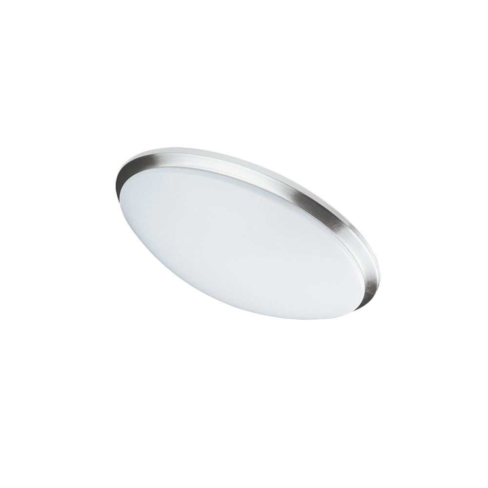 Dainolite Flush Mount Light - 1-LED Light - 11-in X 3-in - Satin Chrome 4 Dainolite Flush Mount Light - 1-LED Light - 11-in X 3-in - Satin Chrome - Image 2
