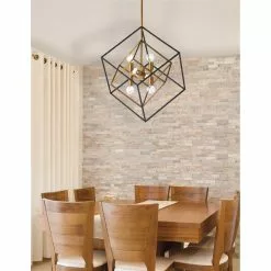 Dainolite Kappa Pendant Light - 6-Light - 19-in X 24-in - Vintage Bronze -Dainolite Sales 330719250 AlternateImage1