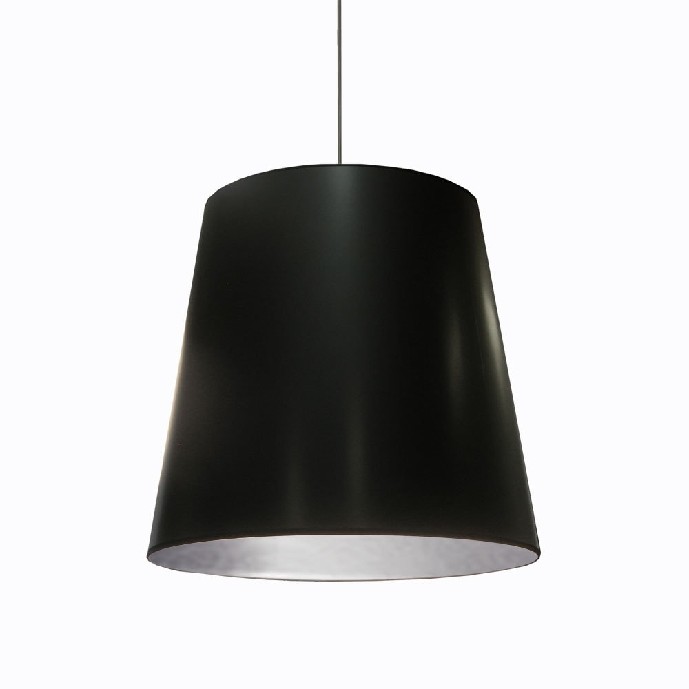 Dainolite Oversized Drum Pendant Light - 1-Light - 26-in X 26-in - Black 3 Dainolite Oversized Drum Pendant Light - 1-Light - 26-in X 26-in - Black
