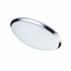 Dainolite Flush Mount Light - 1-LED Light - 15-in X 3-in - Polished Chrome