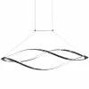 Dainolite Selene Pendant Light - 1-Light - 43-in X 10-in - Polished Chrome