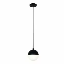 Dainolite Dayana Pendant Light - 1-Light - 7-in X 8-in - Matte Black 5 Dainolite Dayana Pendant Light - 1-Light - 7-in X 8-in - Matte Black -Dainolite Sales 330719379 MainImage 001