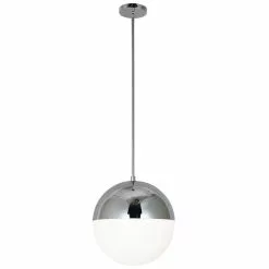 Dainolite Dayana Pendant Light - 3-Light - 14-in X 14-in - Polished Chrome -Dainolite Sales 330719391 MainImage frCA