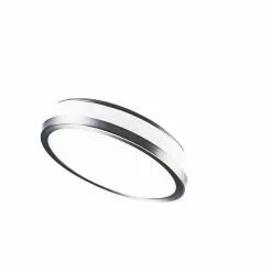 Dainolite Flush Mount Light - 1-LED Light - 8-in X 3-in - Polished Chrome