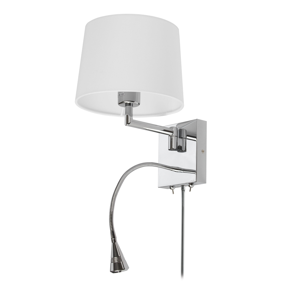 Dainolite Signature Wall Lamp - LED Light - Polished Chrome 4 Dainolite Signature Wall Lamp - LED Light - Polished Chrome - Image 2