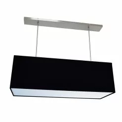 Dainolite Oversized Drum Pendant Light - 4-Light - 38-in X 12-in - Black