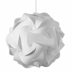 Dainolite Globus Pendant Light - 3-Light - 26-in X 26-in - White -Dainolite Sales 330720983 MainImage frCA