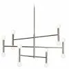 Dainolite Ava Chandelier - 12-Light - 15-in X 31-in - Polished Chrome