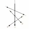 Dainolite Signature Pendant Light - 7-Light - 28.75-in X 23-in - Black