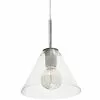 Dainolite Roswell Pendant Light - 1-Light - 9-in X 10.5-in - Satin Chrome 2 Dainolite Roswell Pendant Light - 1-Light - 9-in X 10.5-in - Satin Chrome -Dainolite Sales 330730438 MainImage 001