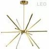 Dainolite Array Chandelier - 12-Light - 20.5-in - Aged Brass -Dainolite Sales 330730473 MainImage 001