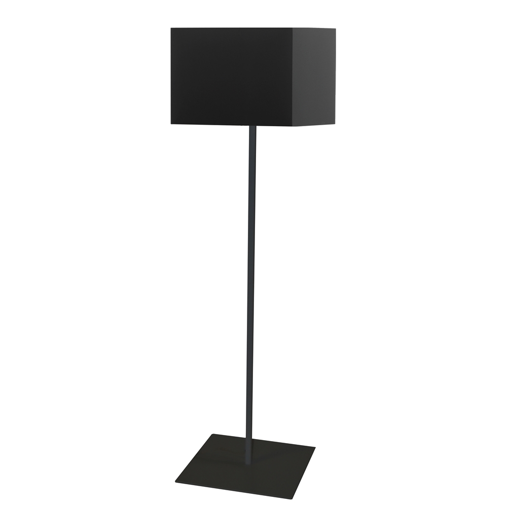 Dainolite Pilar Floor Lamp - 1-Light - 60-in - Black 3 Dainolite Pilar Floor Lamp - 1-Light - 60-in - Black