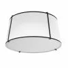 Dainolite Trapezoid Flush-Mount Light - 3-Light - 16-in X 8-in - White 1 Dainolite Trapezoid Flush-Mount Light - 3-Light - 16-in X 8-in - White -Dainolite Sales 330730514 MainImage 001