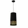 Dainolite Glora Pendant Light - 1-Light - 8-in X 16-in - Matte Black/Gold -Dainolite Sales 330730555 MainImage 001