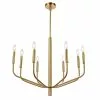 Dainolite Eleanor Chandelier - 8-Light - 28-in - Aged Brass -Dainolite Sales 330730598 MainImage 001
