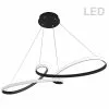 Dainolite Nola Pendant Light - 1-Light - 43.5-in X 3-in - Matte Black -Dainolite Sales 330730604 MainImage 001