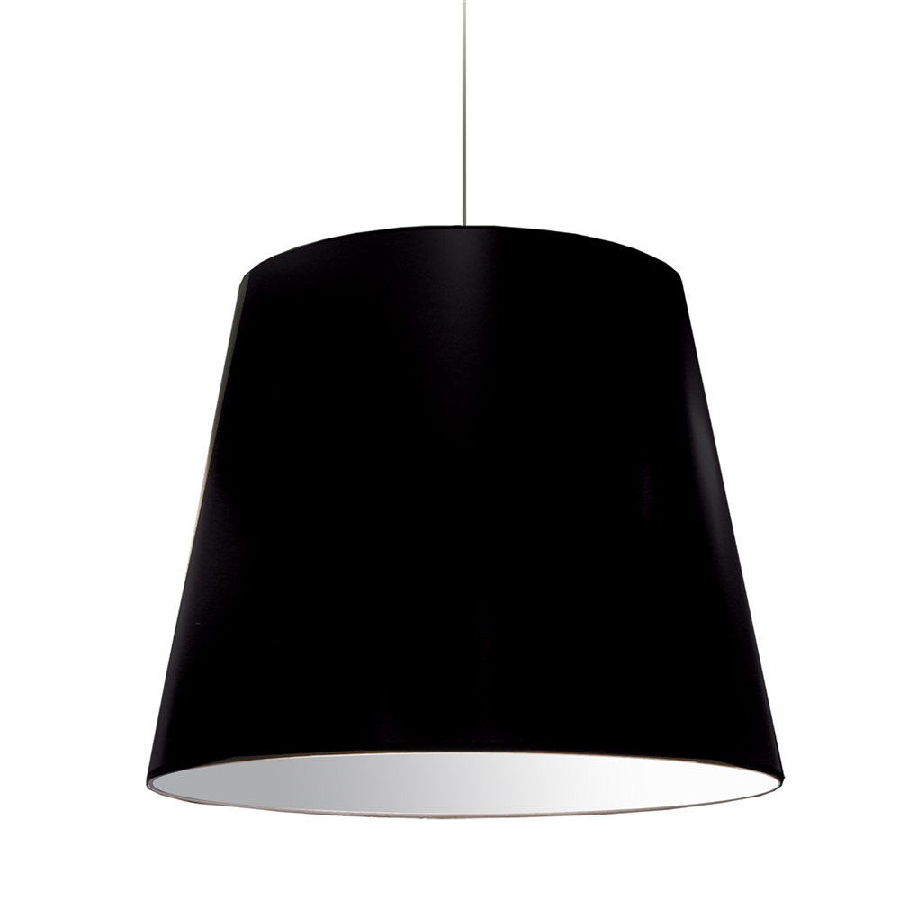 Dainolite Oversized Drum Pendant Light - 1-Light - 26-in X 21-in - Black 3 Dainolite Oversized Drum Pendant Light - 1-Light - 26-in X 21-in - Black
