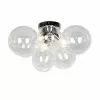 Dainolite Comet Flush-Mount Light - 3-Light - 14.2-in X 11.6-in - Clear Glass -Dainolite Sales 330730688 MainImage 001