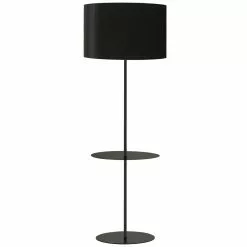 Dainolite Tablero Floor Lamp - 1-Light - 64-in - Black