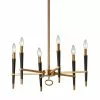 Dainolite Langford Chandelier - 6-Light - 12-in - Vintage Bronze And Matte Black -Dainolite Sales 330730792 MainImage 001