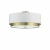 Dainolite Larkin Flush-Mount Light - 4-Light - 20-in X 9-in - Aged Brass -Dainolite Sales 330730820 MainImage 001