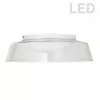 Dainolite Crawford Flush-Mount Light - 1-Light - 18-in X 5.1-in - Matte White 2 Dainolite Crawford Flush-Mount Light - 1-Light - 18-in X 5.1-in - Matte White -Dainolite Sales 330730847 MainImage 001