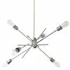 Dainolite Nebraska Pendant Light - 6-Light - 8-in X 32-in - Chrome -Dainolite Sales 330730858 MainImage 001