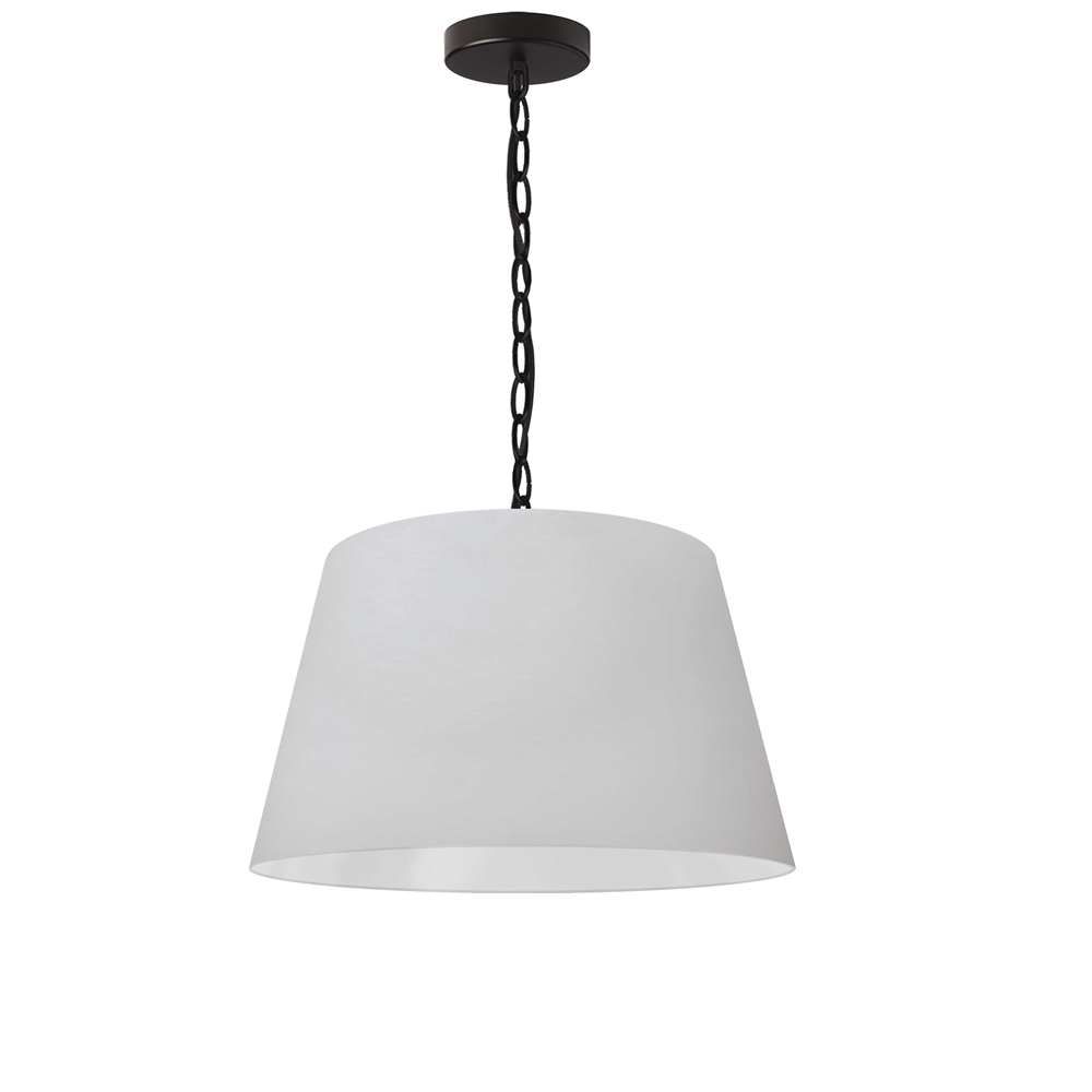 Dainolite Brynn Pendant Light - 1-Light - 10.5-in X 7-in - Black 3 Dainolite Brynn Pendant Light - 1-Light - 10.5-in X 7-in - Black