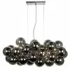 Dainolite Comet Pendant Light - 10-Light - 41-in X 15.75-in - Polished Chrome/Smoked Glass 1 Dainolite Comet Pendant Light - 10-Light - 41-in X 15.75-in - Polished Chrome/Smoked Glass -Dainolite Sales 330733690 MainImage 001
