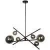 Dainolite Pamela Pendant Light - 6-Light - 27-in X 14-in - Matte Black -Dainolite Sales 330733713 MainImage 001