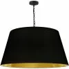 Dainolite Brynn Pendant Light - 1-Light - 32-in X 16-in - Black And Gold -Dainolite Sales 330733808 MainImage 001