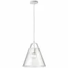 Dainolite Signature Pendant Light - 1-Light - 12.75-in X 14-in - White -Dainolite Sales 330733866 MainImage 001