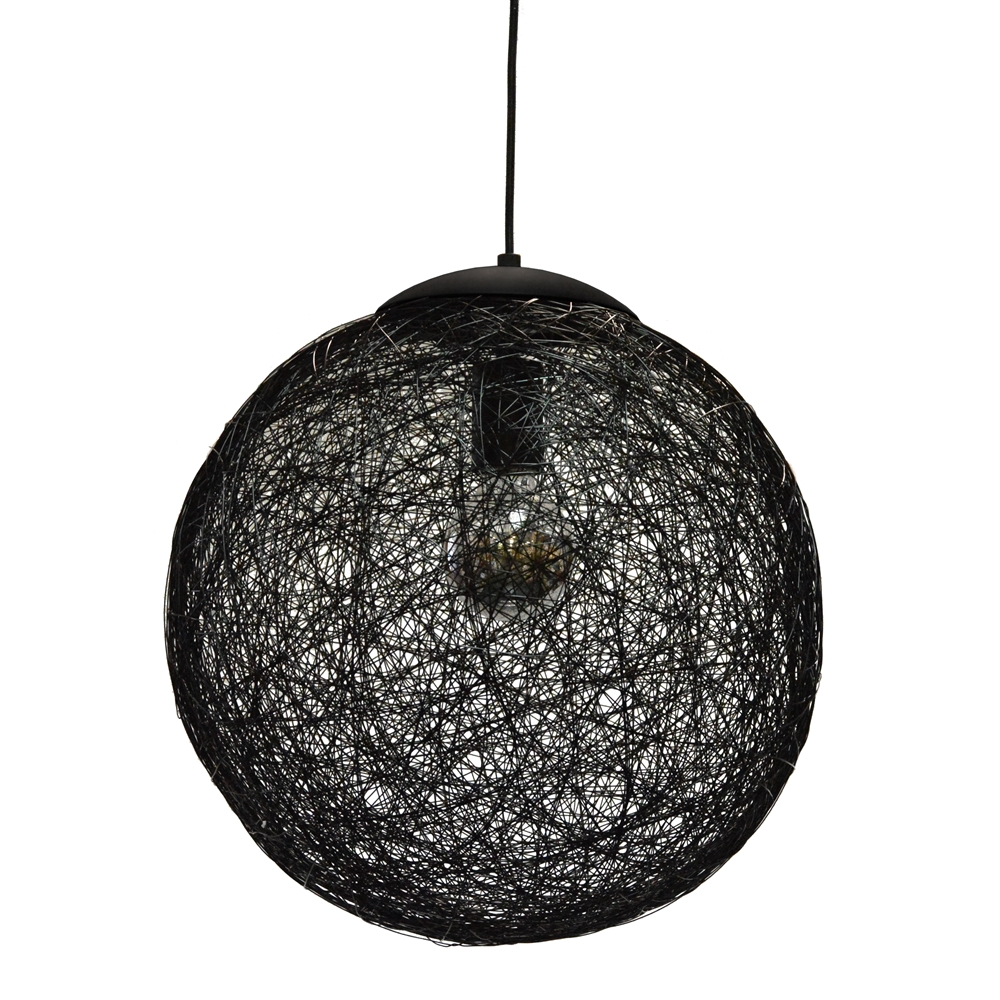 Dainolite Payton Pendant Light - 1-Light - 15.75-in X 15.75-in - Black 3 Dainolite Payton Pendant Light - 1-Light - 15.75-in X 15.75-in - Black