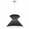 Dainolite Patricia Pendant Light - 1-Light - 18-in X 11.5-in - Polished Chrome/Black 2 Dainolite Patricia Pendant Light - 1-Light - 18-in X 11.5-in - Polished Chrome/Black -Dainolite Sales 330733947 MainImage 001
