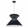 Dainolite Patricia Pendant Light - 1-Light - 18-in X 11.5-in - Black -Dainolite Sales 330733965 MainImage 001