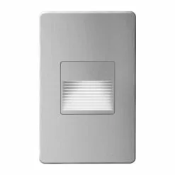 Dainolite Signature Rectangle Wall Light - LED - 4.9-in - Brushed Aluminum