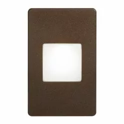 Dainolite Signature Rectangle Wall Light - LED - Indoor/Outdoor - 4.9-in - Bronze