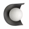 Dainolite Crescent Wall Sconce - 1-Light - 6.13-in - Matte Black 2 Dainolite Crescent Wall Sconce - 1-Light - 6.13-in - Matte Black -Dainolite Sales 330734017 MainImage 001