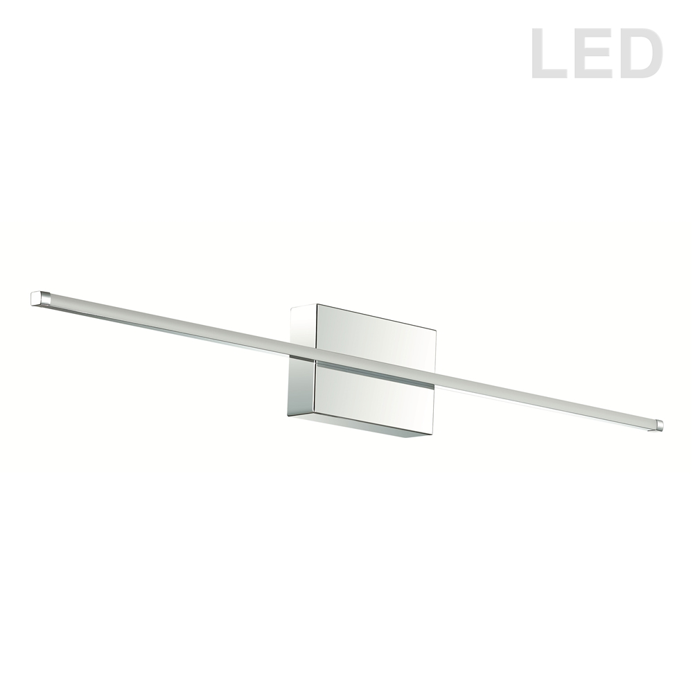Dainolite Array Wall Sconce - 1 LED Light - 36-in - Polished Chrome 3 Dainolite Array Wall Sconce - 1 LED Light - 36-in - Polished Chrome
