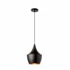 Dainolite Helsinki Pendant Light - 1-Light - Matte Black/Gold -Dainolite Sales 330762540 MainImage frCA