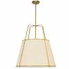 Dainolite Trapezoid Modern/Contemporary Gold And Cream 24-in Pendant Light 2 Dainolite Trapezoid Modern/Contemporary Gold And Cream 24-in Pendant Light -Dainolite Sales 330844760 MainImage 001