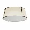 Dainolite 1-Pack Trapezoid 22-in Cream Modern/Contemporary Incandescent Flush Mount Light -Dainolite Sales 330844763 MainImage 001