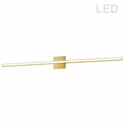 Dainolite Arandel 1-Light 47.5-in Brass Modern Vanity Light
