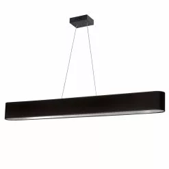 Dainolite Aubrey Modern/Contemporary Linear Black And Silver 51-in LED Pendant Light