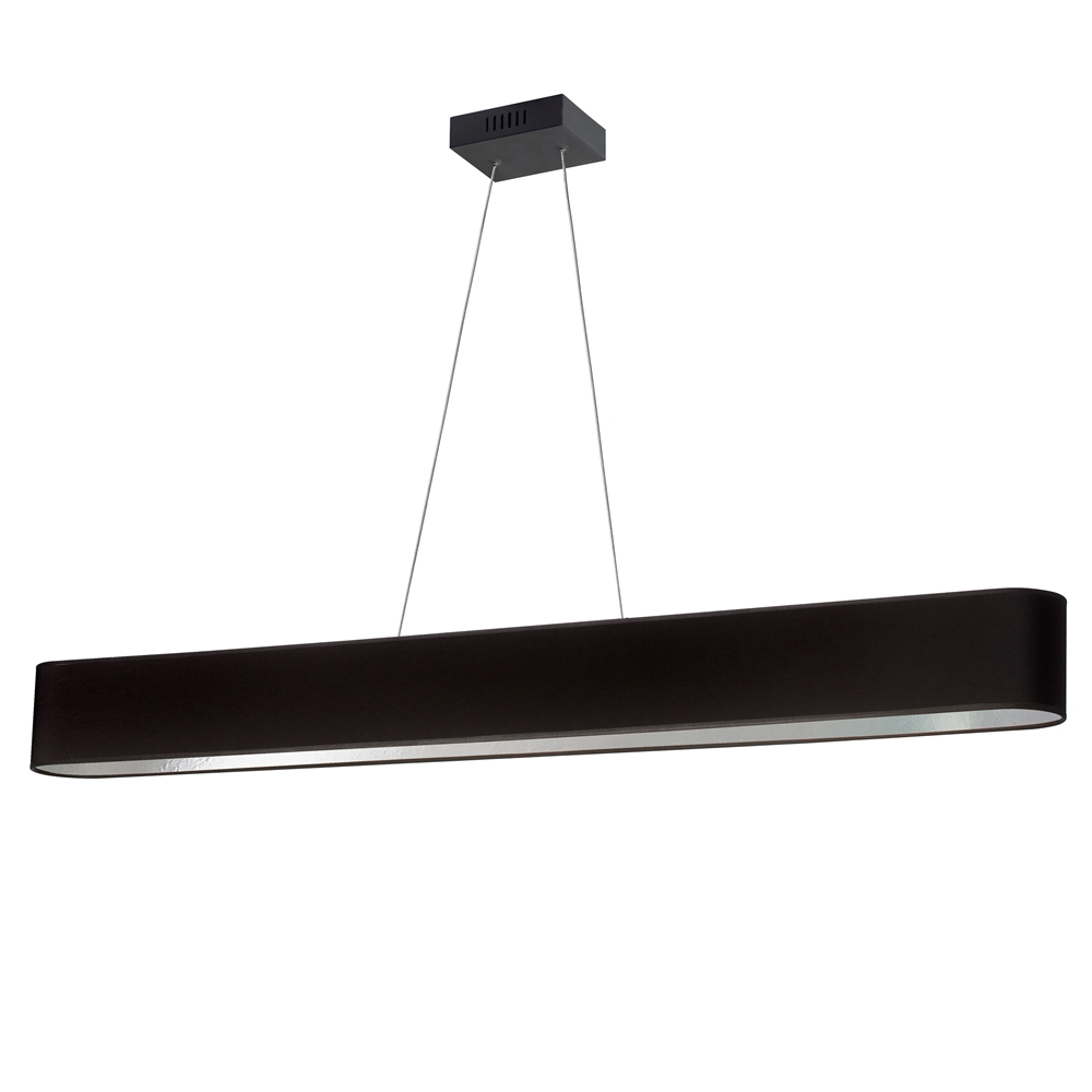 Dainolite Aubrey Modern/Contemporary Linear Black And Silver 51-in LED Pendant Light 3 Dainolite Aubrey Modern/Contemporary Linear Black And Silver 51-in LED Pendant Light
