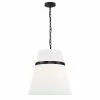 Dainolite Symphony Modern/Contemporary White And Matte Black 18-in Pendant Light 1 Dainolite Symphony Modern/Contemporary White And Matte Black 18-in Pendant Light -Dainolite Sales 330844813 MainImage 001