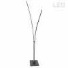 Dainolite Vincent 65.15-in Matte Black Stick Floor Lamp